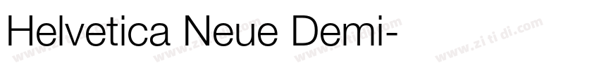 Helvetica Neue Demi字体转换 Helvetica Neue Demi字体转换
